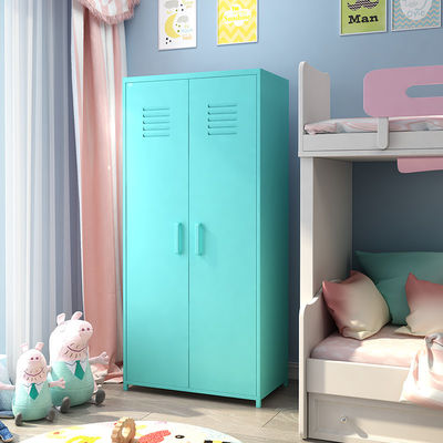 Hauptschlafzimmer-doppelte Tür-Größen-bunte Speicher-Kabinett-Schließfächer für Kinder