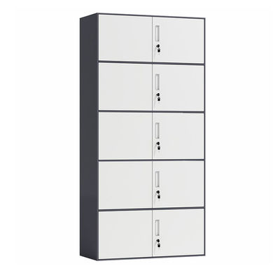 Fünf Struktur-Metallarchivierungs-Antischrank der Reihen-zehn der Tür-feuchter 1850mm der Höhen-KD