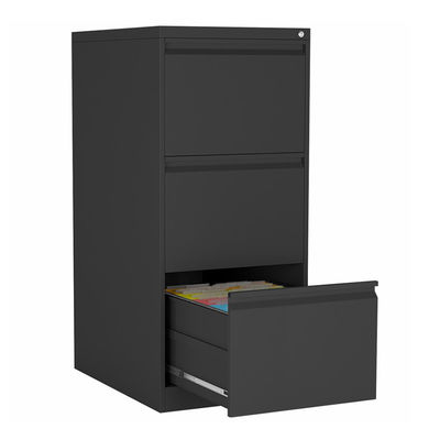 Büro unter Fach-schwarzem Stahlspeicher-Aktenschrank des Schreibtisch-3