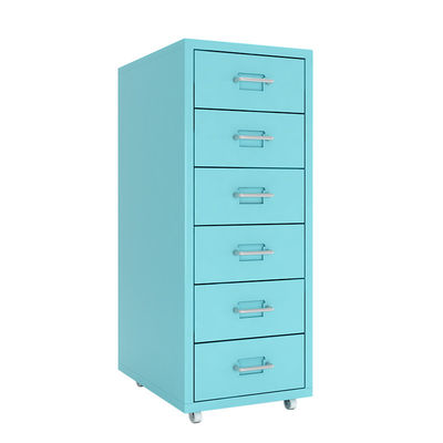 Bunter beweglicher 6 Fach-Speicher-Schubladenschrank HELMER