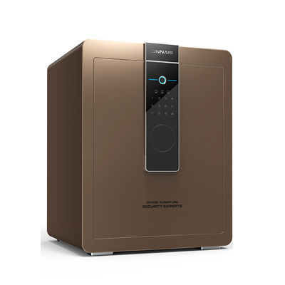 Brown Digital Keypad Fingerprint Security Safe mit großem Speicherplatz