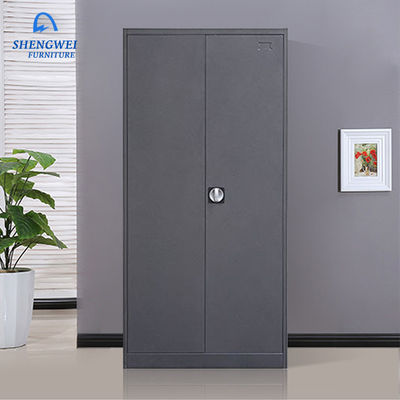 Metallgarderoben-Schließfach der Schlafzimmer-vertikales doppelten Tür-180cm mit sicherem Kasten