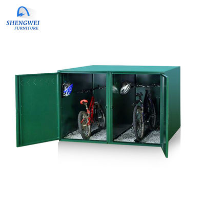 Allgemeine Fahrradaufbewahrungs-sicherer parkender Metallfahrrad-Lagerschrank