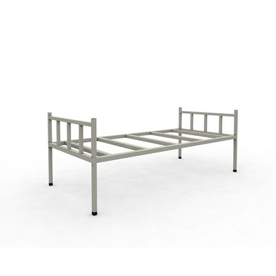 Einfach bauen Sie abreißen wasserdichten einlagigen Gray Color Steel Bed zusammen