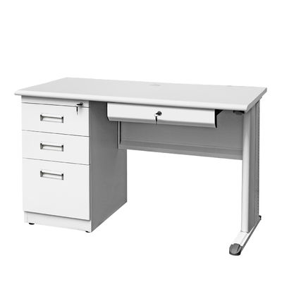 3 Fächer 1 Tastatur-Halter-Pulver beschichteten Stahlexekutivschreibtisch