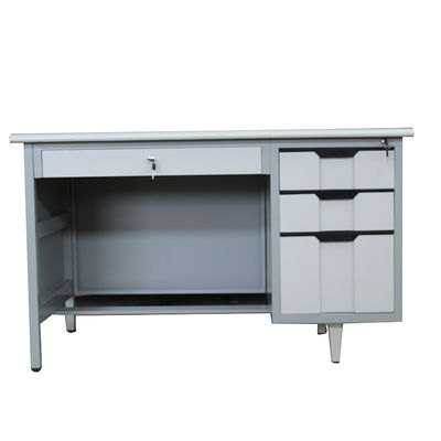 Multi Beine MDF-hölzerner Spitzenstahlexekutivschreibtisch der Fach-4