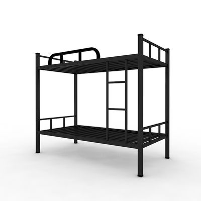 Starkes Bedbase-Schlafsaal-Schwarz-Gray Color Children Metal Bunk-Bett