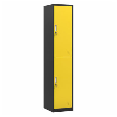 Tür-Stahl-Kleidungs-Garderoben-Metallschlafzimmer-Lagerschrank der Vertikalen-2