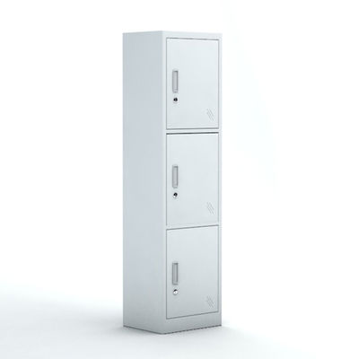 Tür-Stahlschlafzimmer-Garderoben-Metallbunter Lagerschrank der Vertikalen-3