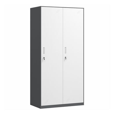 Die 2 Tür-kleidet volles Höhen-Metall Lagerschrank für Umkleideraum