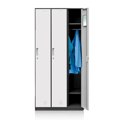 Tür-Stahlschlafzimmer-Garderoben-Metalllagerschrank des Seitenteil-3 für Umkleideraum