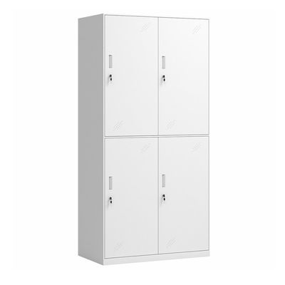 2 Reihen verengen Tür-Metallspeicher-Garderobe des Rand-4