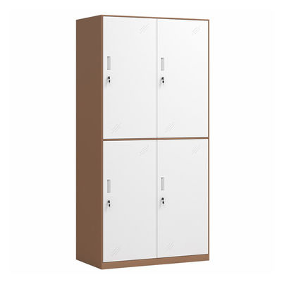 2 Reihen verengen Tür-Metallspeicher-Garderobe des Rand-4