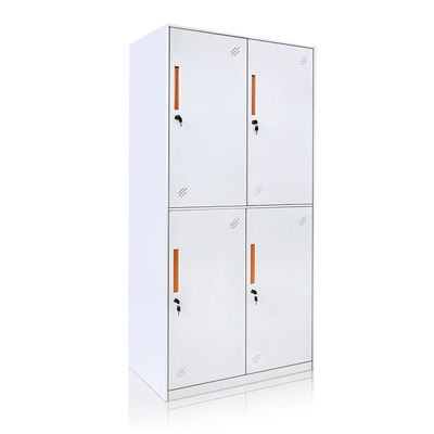 2 Reihen verengen Tür-Metallspeicher-Garderobe des Rand-4