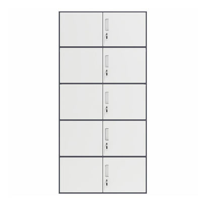 Fünf Struktur-Metallarchivierungs-Antischrank der Reihen-zehn der Tür-feuchter 1850mm der Höhen-KD