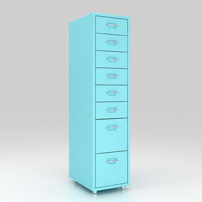 Multi Fach-Wohnzimmer-Speicher-Fach-mobile Metallcab-datei der Farbe8