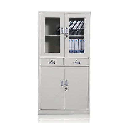 Metallbüro-Möbel-Kabinett-Stahlaktenspeicherungs-Glastür-Kabinett