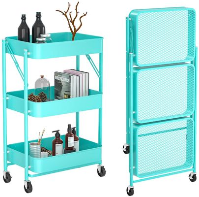 Faltender mobiler ODM-Metallaktenwagen für Küche
