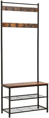 Reihen-Stahlregal-Gestell-Organisator Mantel-Hall Shoe Benchs 3