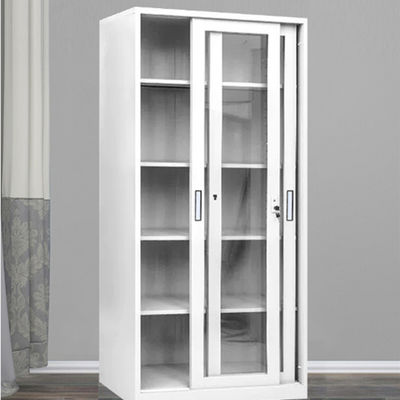 Reihen des Büro-asphaltieren Glasschiebetür-Grau-5 Speicherkabinett