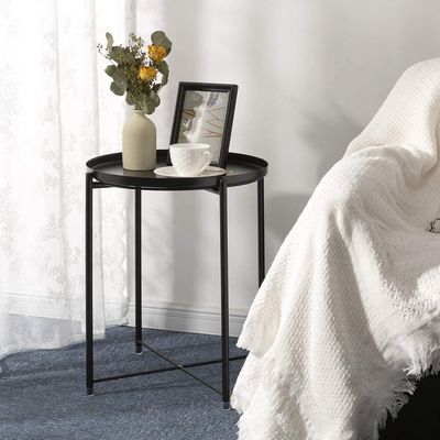 Kleiner Kaffee 21.5x19x1.9 bewegt Sofa Side End Table With-Behälter Schritt für Schritt fort