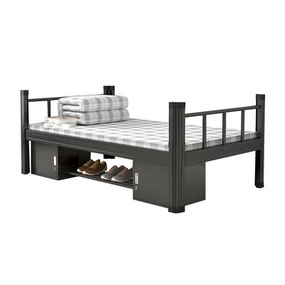 Studenten-Sturdy Metal Frame-Bett-Edelstahl-Latten-Stützeinzelbett