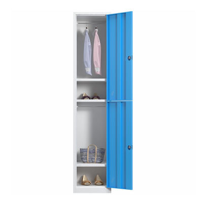 2 Tür-Turnhallen-Büro-Metalllagerschrank-Garagen-Lagerschrank