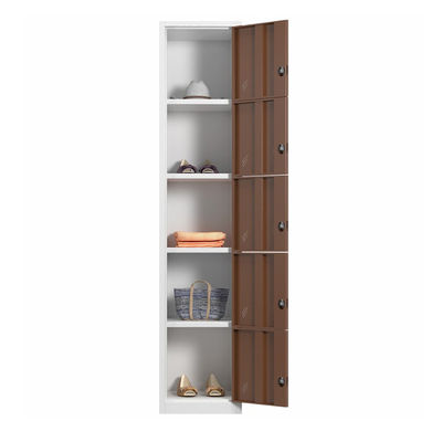 Bunte 5 Tür-verschließbare Lagerschrank-Metalleindämmung