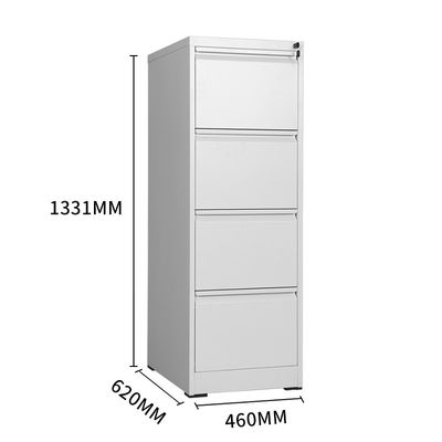Tiefes Fach-seitlicher Aktenschrank des Büro-Möbel-Metallaktenschrank-vier