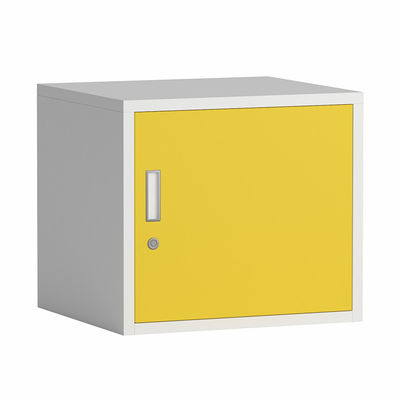 Metallhausunterricht-Gray Cube Storage Box With-Schlüsselverschluß und -regal