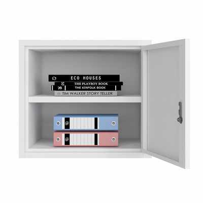 Metallhausunterricht-Gray Cube Storage Box With-Schlüsselverschluß und -regal
