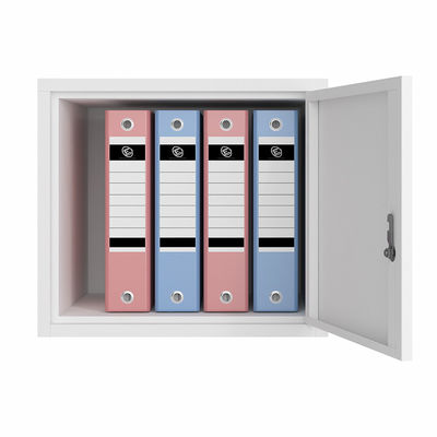 Metallhausunterricht-Gray Cube Storage Box With-Schlüsselverschluß und -regal